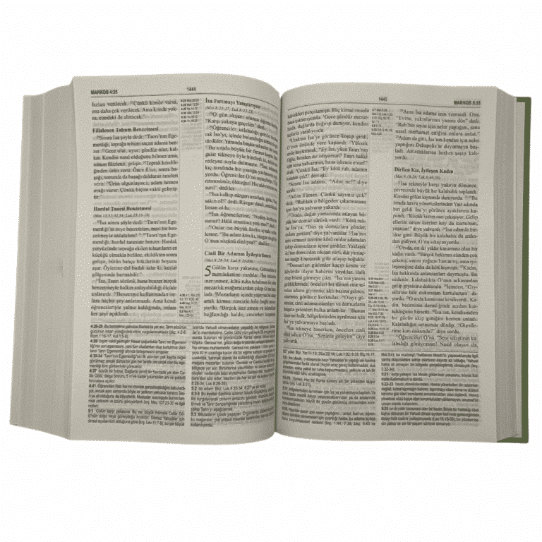Turkish Study Bible - Hardback (Green)
